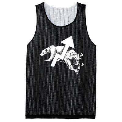 Day Trading Bear Bull Stock Market Day Trader Mesh Reversible Basketball Jersey Tank