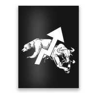 Day Trading Bear Bull Stock Market Day Trader Poster