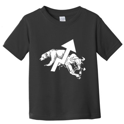 Day Trading Bear Bull Stock Market Day Trader Toddler T-Shirt