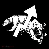 Day Trading Bear Bull Stock Market Day Trader Crop Top