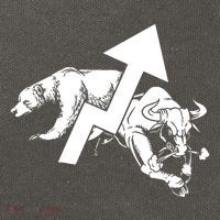 Day Trading Bear Bull Stock Market Day Trader Cotton Canvas Backpack