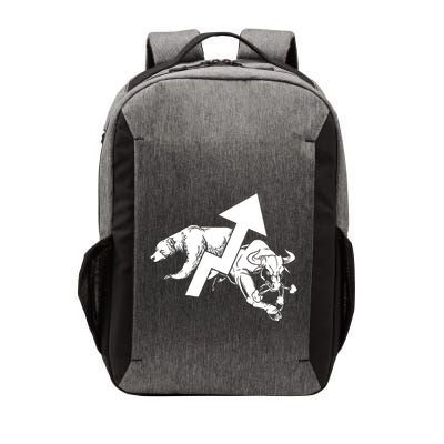 Day Trading Bear Bull Stock Market Day Trader Vector Backpack
