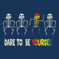 Dare To Be Yourself Cute Lgbt Pride Bones Rainbow Cool Comfort Performance Bucket Hat