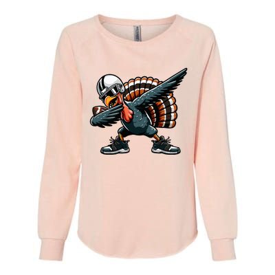 Dabbing Turkey Bowl Football Thanksgiving Womens California Wash Sweatshirt