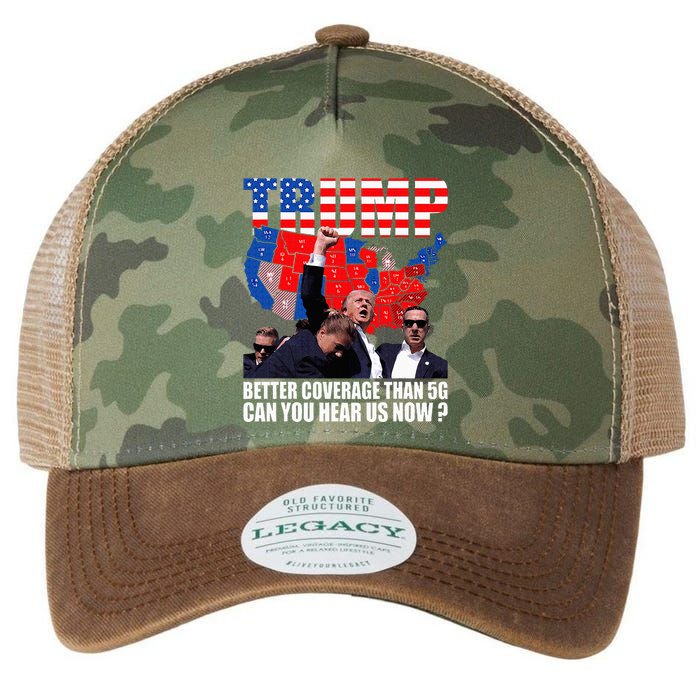 Donald Trump Better Coverage Than 5g Can You Hear Us Now Legacy Tie Dye Trucker Hat