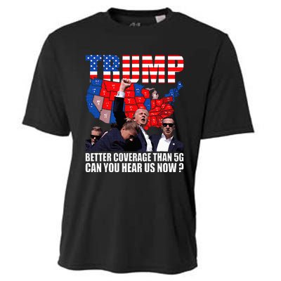 Donald Trump Better Coverage Than 5g Can You Hear Us Now Cooling Performance Crew T-Shirt