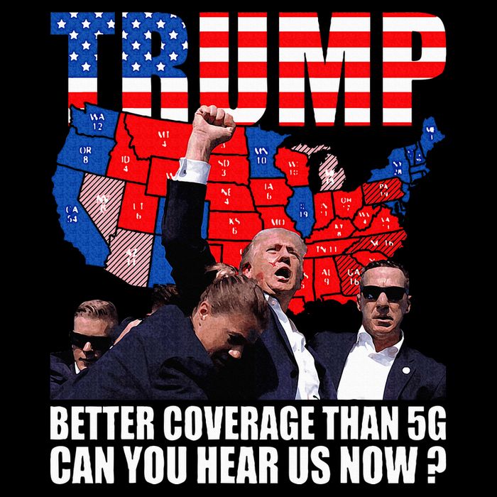 Donald Trump Better Coverage Than 5g Can You Hear Us Now Flatbill Hat