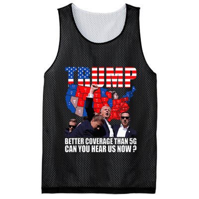Donald Trump Better Coverage Than 5g Can You Hear Us Now Mesh Reversible Basketball Jersey Tank