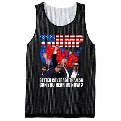 Donald Trump Better Coverage Than 5g Can You Hear Us Now Mesh Reversible Basketball Jersey Tank