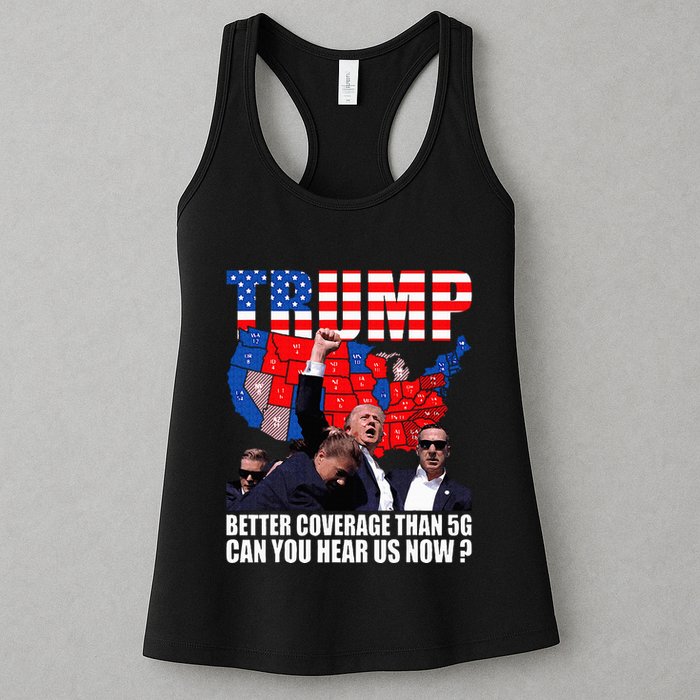 Donald Trump Better Coverage Than 5g Can You Hear Us Now Womens Tank Top
