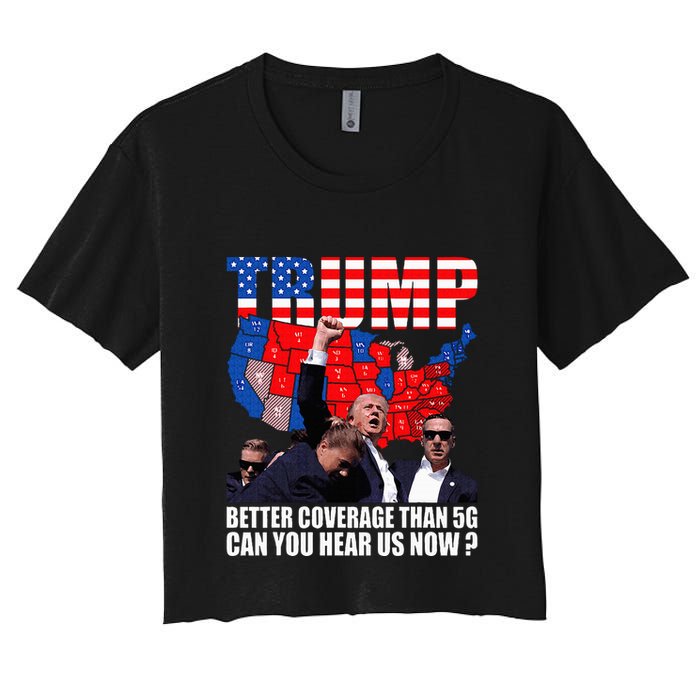 Donald Trump Better Coverage Than 5g Can You Hear Us Now Crop Top