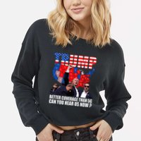 Donald Trump Better Coverage Than 5g Can You Hear Us Now Cropped Pullover Crew