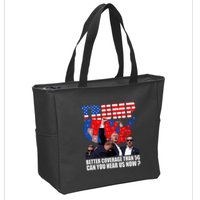Donald Trump Better Coverage Than 5g Can You Hear Us Now Zip Tote Bag