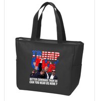 Donald Trump Better Coverage Than 5g Can You Hear Us Now Zip Tote Bag