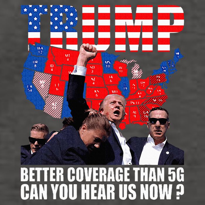 Donald Trump Better Coverage Than 5g Can You Hear Us Now Vector Backpack