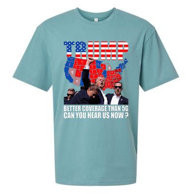 Donald Trump Better Coverage Than 5g Can You Hear Us Now Sueded Cloud Jersey T-Shirt