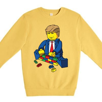 Donald Trump Build A Wall Premium Crewneck Sweatshirt