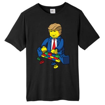 Donald Trump Build A Wall Tall Fusion ChromaSoft Performance T-Shirt