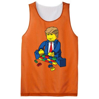 Donald Trump Build A Wall Mesh Reversible Basketball Jersey Tank