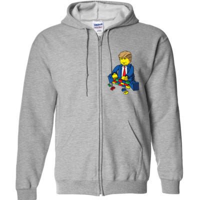 Donald Trump Build A Wall Full Zip Hoodie