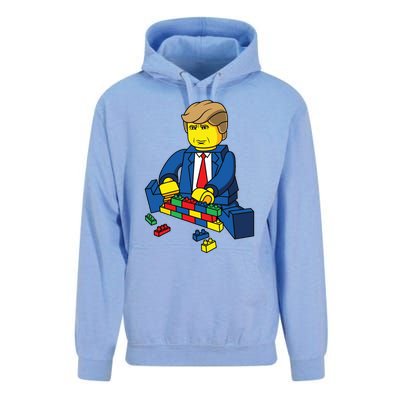 Donald Trump Build A Wall Unisex Surf Hoodie