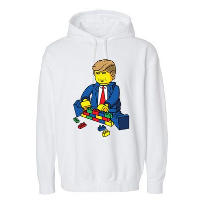 Donald Trump Build A Wall Garment-Dyed Fleece Hoodie