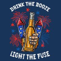 Drink The Booze Light The Fuse Fireworks 16 in Basic Backpack