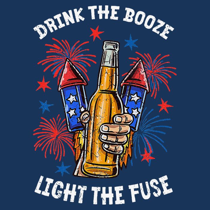 Drink The Booze Light The Fuse Fireworks 16 in Basic Backpack