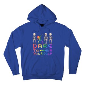 Dare To Be Yours Lgbtq+ Pride Awareness Movet Gift Hoodie