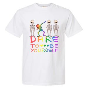 Dare To Be Yours Lgbtq+ Pride Awareness Movet Gift Garment-Dyed Heavyweight T-Shirt