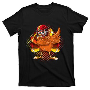 Dabbing Turkey Bowl Football Thanksgiving T-Shirt