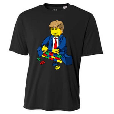 Donald Trump Build A Wall Cooling Performance Crew T-Shirt