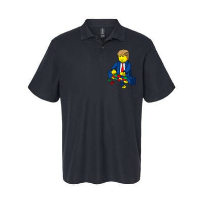 Donald Trump Build A Wall Softstyle Adult Sport Polo