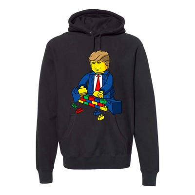 Donald Trump Build A Wall Premium Hoodie