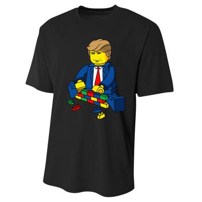 Donald Trump Build A Wall Performance Sprint T-Shirt