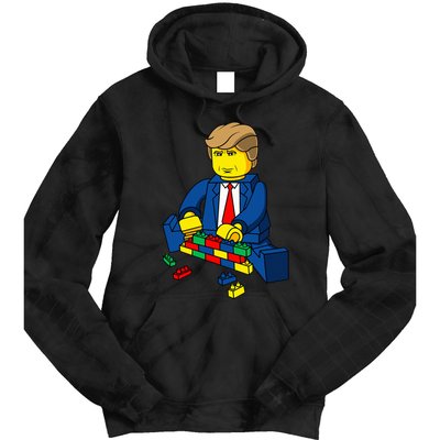 Donald Trump Build A Wall Tie Dye Hoodie