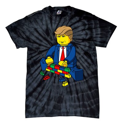 Donald Trump Build A Wall Tie-Dye T-Shirt