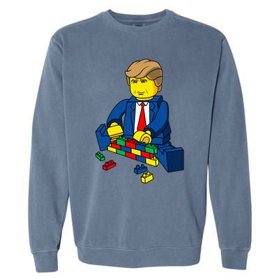 Donald Trump Build A Wall Garment-Dyed Sweatshirt