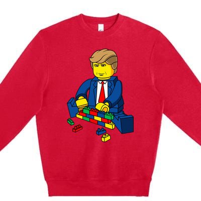 Donald Trump Build A Wall Premium Crewneck Sweatshirt