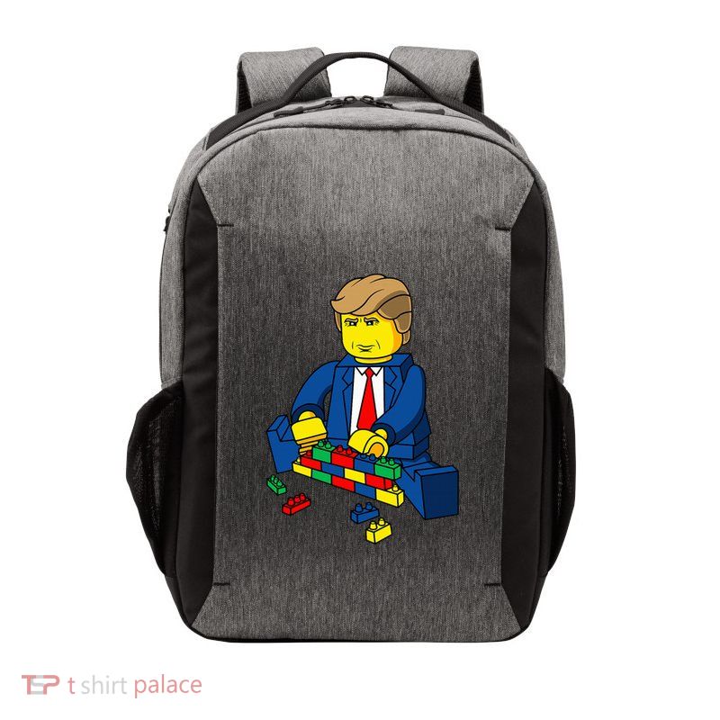 Donald Trump Build A Wall Vector Backpack