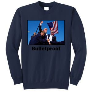 Donald Trump Bulletproof 2024 Presidential Candidate 45 Tall Sweatshirt