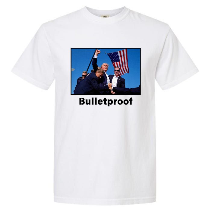 Donald Trump Bulletproof 2024 Presidential Candidate 45 Garment-Dyed Heavyweight T-Shirt