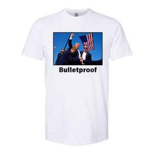 Donald Trump Bulletproof 2024 Presidential Candidate 45 Softstyle CVC T-Shirt