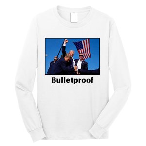 Donald Trump Bulletproof 2024 Presidential Candidate 45 Long Sleeve Shirt