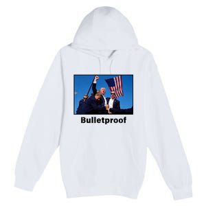 Donald Trump Bulletproof 2024 Presidential Candidate 45 Premium Pullover Hoodie