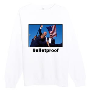 Donald Trump Bulletproof 2024 Presidential Candidate 45 Premium Crewneck Sweatshirt