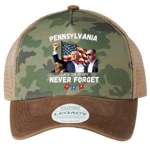 Donald Trump Butler Pennsylvania Never Forget Legacy Tie Dye Trucker Hat