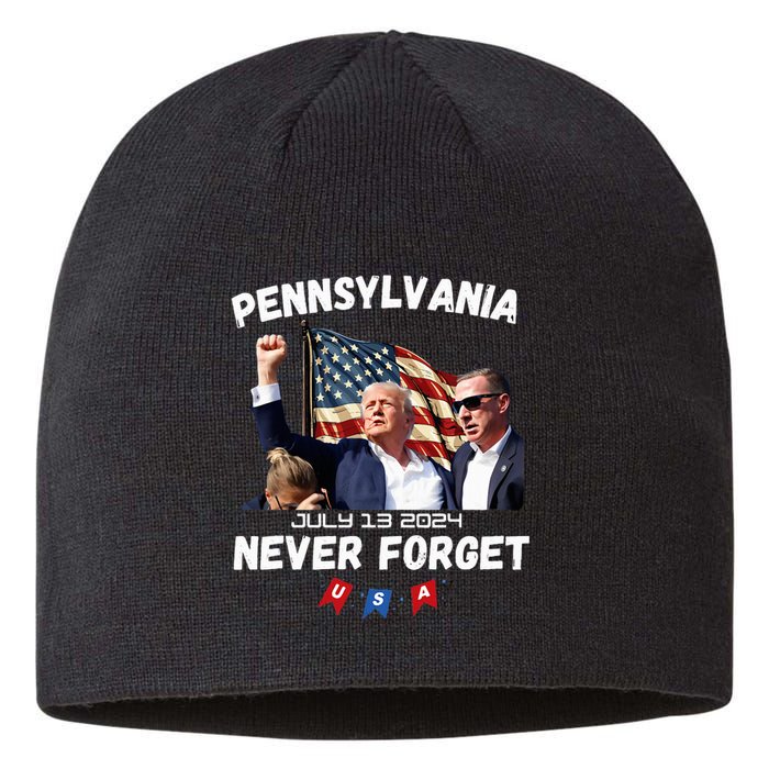 Donald Trump Butler Pennsylvania Never Forget Sustainable Beanie