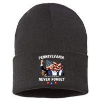 Donald Trump Butler Pennsylvania Never Forget Sustainable Knit Beanie