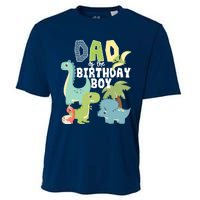 Dinosaurs Theme Birthday Dad Of The Birthday Boy Dinosaur Cooling Performance Crew T-Shirt